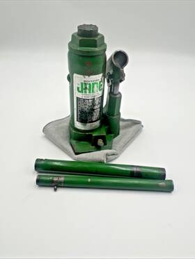 8-61003 Jade Vtg 3-ton Bottle Jack Model Tested 8-61003 Jade Vtg 3-ton Bottle Jack Model Tested