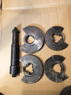 Kl-0025 Klann Mercedes-benz / Klaan Kl0025 Spring Compressor #1 And #2 Plates See Description