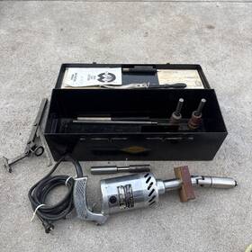 5ba50de62a Kwik-way Valve Seat Grinder With Original Toolbox And Accessories