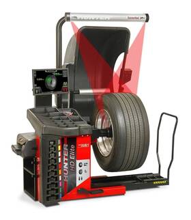Hde32 Laser Heavy Duty Wheel Balancer With Economy Truck Adapter Kit And Vision System