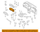 Ld4755430 Mazda Oem 02-03 Mpv-instrument Ld4755430 Mazda Oem 02-03 Mpv-instrument