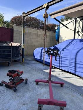 Eb-332018-7646 Leadzm Torin Steel Rotating Engine Stand 1000lbs 360 Degree Head Eb-332018-7646 Leadzm Torin Steel Rotating Engine Stand 1000lbs 360 Degree Head