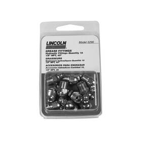 5290 Lincoln Industrial 43 1/8 Inch Pipe Thread Ftg 45 Angle Grease Fittings Card Of