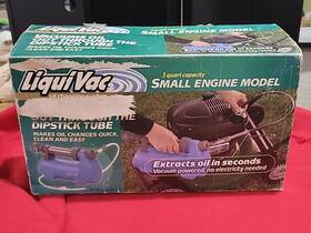 Liquivac 026137020056 Oil Change System Small Engine Fluid Transfer Extraction Suction Pump Liquivac 026137020056 Oil Change System Small Engine Fluid Transfer Extraction Suction Pump
