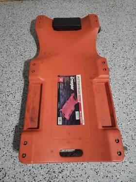 A03cp00136rdbk M-auto 36 Inch Red Rolling Low Profile Creeper Automotive Garage Repair With Papped Head Rest