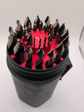 Mac Tools 6629dsa 29pc Pyramid Point Drill Bit Set- 1/16 Inch -1/2