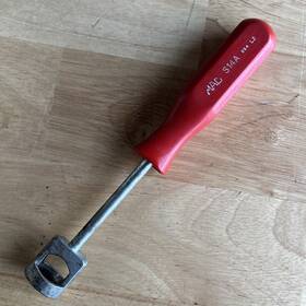Sa14a Mac Tools Drum Brake Shoe Spring Retainer Tool Red Hard Handle S14a Usa
