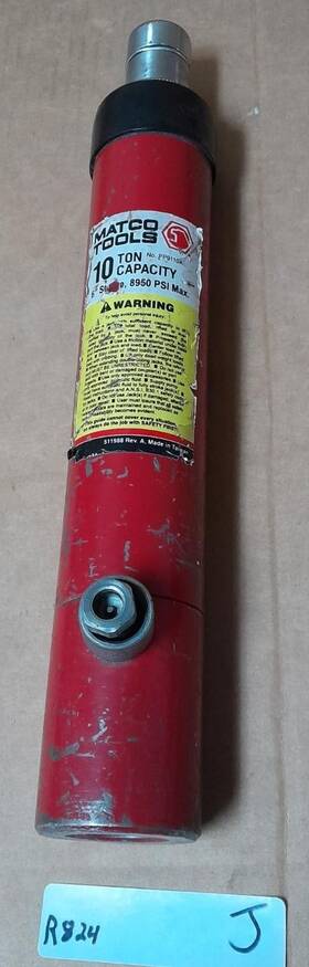 Pp9110a Matco Tools 511988 10 Ton Capacity Hydraulic Ram Rev. A R824 J