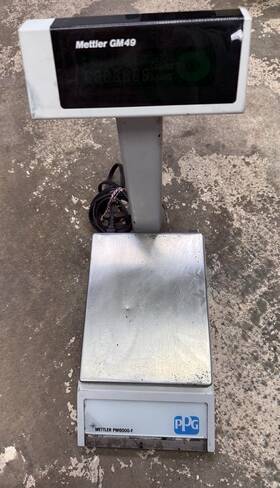 Pm6000-f Mettler Toledo Digital Lab Scale For Automotive Paint Mixing