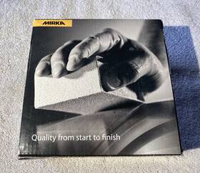 Mirka 23-584-400 2.75in Wide Roll 400 Grit Sandpaper Partially Used