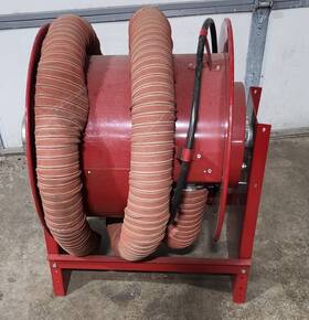 V419-02-01-03-52 Monoxivent Spring Operated Exhaust Hose Reel Fume Extraction 4 Inch