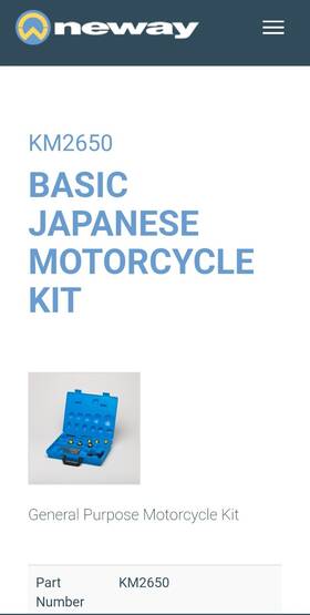 Km2650 Neway Newly Valve Seat Service Set