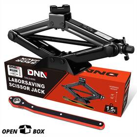 Npm79398 Newpoint Motor Open Box Labor-saving 1.5 Ton Steel Scissor Lift Jack Kit With Ratchet Wrench Npm79398 Newpoint Motor Open Box Labor-saving 1.5 Ton Steel Scissor Lift Jack Kit With Ratchet Wrench