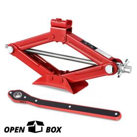 Npm84349 Newpoint Motor Open-box 1.5ton 3306lbs Scissor Lift Jack With Labor-saving Ratchet Wrench Npm84349 Newpoint Motor Open-box 1.5ton 3306lbs Scissor Lift Jack With Labor-saving Ratchet Wrench