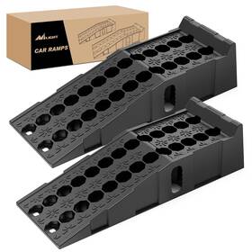 92318b-u1 Nilight 1 Pcs 6.7inch Lift Heavy Duty Truck Ramps 16000lb Capacity Portable