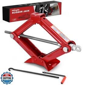 92552a Nilight Scissor Jack For Car 1.5 Ton 3307 Lbs Heavy Duty Steel Lift