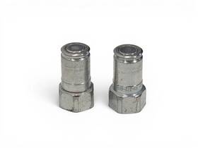 Parker Ns-372-6fp Hydraulic Hose Line Quick Connect Coupler 3/8 Inch - Lot Of 2