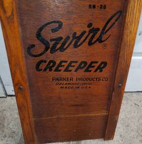 Rn-20 Parker Products Vintage Swirl Creeper No. 20 Delaware Oh Made In Usa Mechanic