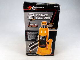 W1621 Performance Tool 2 Ton Hydraulic Bottle Jack Open Box