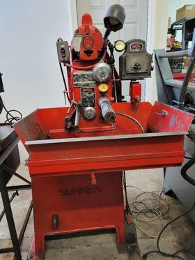 Peterson Lb1299 Sunnen Rod Machine Ag300 Guage 750 Cap Cutter Mandrel