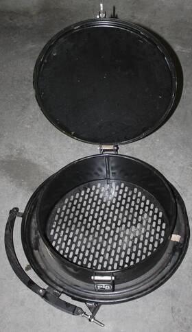 Drm1212 Pig Used - Latching Drum Lid For Draining 55 Gal Coarse Screen Lever Ring
