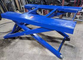 Chijs1800 Pit Bull 6000 Lb Mid Rise Scissor Lift W Hydraulic Pump 110v Chijs1800 Pit Bull 6000 Lb Mid Rise Scissor Lift W Hydraulic Pump 110v