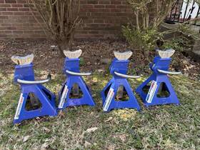 56357 Pittsburgh Set Of 4 3 Ton Aluminum Jack Stands