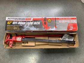 60668 Pittsburgh 42 Inch Off-road Farm Jack - 7000 Lbs Lifting / Pulling Spreading Like New 60668 Pittsburgh 42 Inch Off-road Farm Jack - 7000 Lbs Lifting / Pulling Spreading Like New