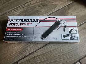 70702 Pittsburgh Grease Gun New In Box Pistol Grip 14oz Cartridge Or 16oz Bulk 70702 Pittsburgh Grease Gun New In Box Pistol Grip 14oz Cartridge Or 16oz Bulk