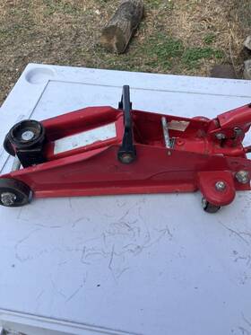 69468 Pittsburgh Automotive 2 Ton Car Jack Red Works Easy To Use Gato De Carro Cat Made In Usa