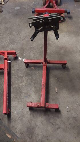 Ge-415 Pittsburgh Automotive Engine Motor Stand 1000lbs Capacitiy Rotary Steel 4 Legs