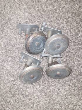 Popular Mechanics 210036000343 Lot 4 Vintage Creeper Wheels