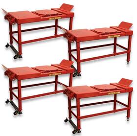 Qsp Rb-24 Alignment Stands Rolling Compensation 2 Post Portable
