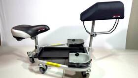 01rac3cs Racatac Kneeling/sitting Creeper With 3 Inch Casters And Chest Support Black 01rac3cs Racatac Kneeling/sitting Creeper With 3 Inch Casters And Chest Support Black
