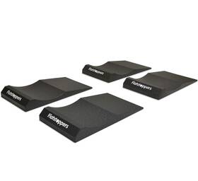 Rr-fs-14-sc Race Ramps 14 Inch Wide Supercar Flat Stoppers Tire Cradles Black Set Of 4