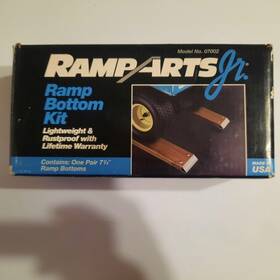 Ramparts 033341070029 Ramp Bottom Kit One Pair 7 1/4 Model No. 07002 Missing Bolts Aluminum Ramparts 033341070029 Ramp Bottom Kit One Pair 7 1/4 Model No. 07002 Missing Bolts Aluminum