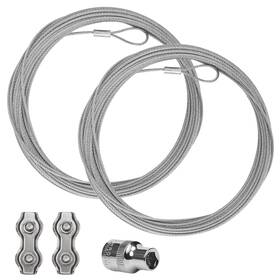 Rjialiqf Fj7595-1 2 Pack Universal Lock Latch Release Cable And Clamp Kit Fits For