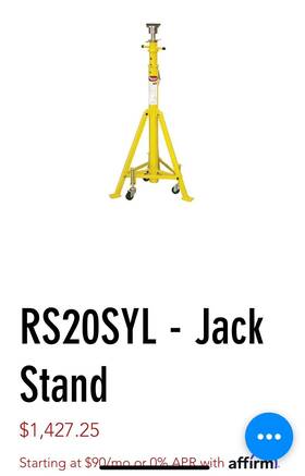 Rs20s Rotary 10 Ton Jack Stands High Height Type Truck Support Heavy Duty Rs20s Rotary 10 Ton Jack Stands High Height Type Truck Support Heavy Duty