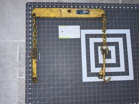 786202 Saab-scania Engine Hoist Load Leveler Shop Crane Cherry Picker With 2 Chains