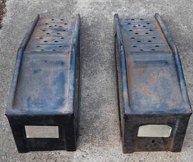94-8003 Sears Auto Car Ramp Set Solid Steel Side Brackets 6500 Lbs Capacity Pre-owned