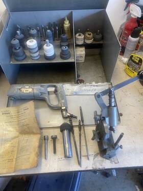 1713 Sioux 1791 Vintage Valve Seat Grinder Kit In Original Box 1792 Air Driver And C 1713 Sioux 1791 Vintage Valve Seat Grinder Kit In Original Box 1792 Air Driver And C