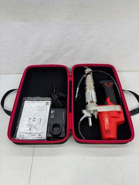 Cgg861db Snap-on Tools 14.4v Microlithium Cordless Grease Gun Red Bundle