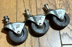 Jcw62-4 Snap-on Jcw62 Tools Oem Replacement Creeper Caster Wheel Set Lot 2-1/2 Inch Black