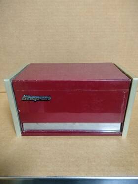 Kmc923apl Snap On Tools Snap-on Deep Cranberry Desktop Micro Top Chest Damaged