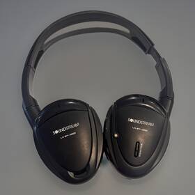 Soundstream Vhp-22 Dual Channel Ir Wireless Headphone Fold Flat Car Headphones