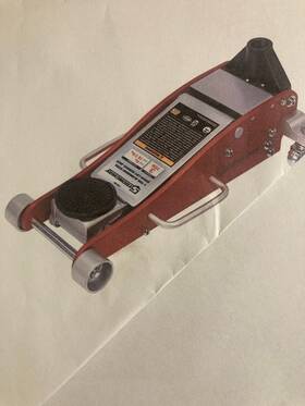 Strongway 46186 Floor Jack Quick Lift 3-ton- Red