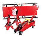 T82040 Torin Big Red Hydraulic Trolley Floor Jack Combo 615268820408