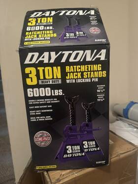 At43005au Tce 3 Ton Torin Steel Heavy Duty Jack Stands Double Locking Pin