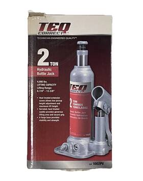 1002pv Teq Correct 2 Ton Hydraulic Bottle Jack Model 1002pv Teq Correct 2 Ton Hydraulic Bottle Jack Model