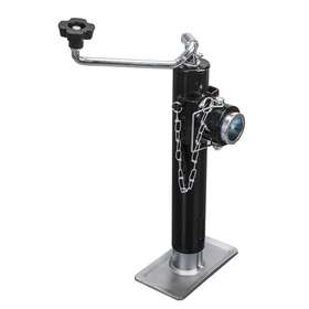 Atr39003u  Torin Tce 2000 Lbs Ca Pacity Weld On Pipe Mount Swivel Trailer Jack Black